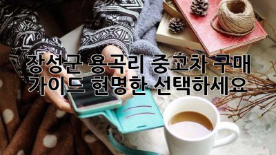 장성군 용곡리 중고차 구매 가이드: 현명한 선택하세요!